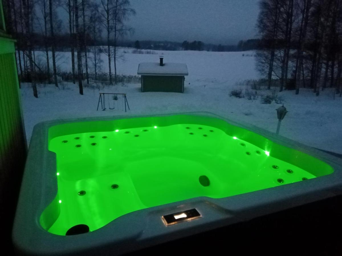 Melkoniemi Jacuzzi Niemelae 빌라 외부 사진